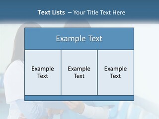 Two Women In Scrubs Are Looking At A Tablet PowerPoint Template