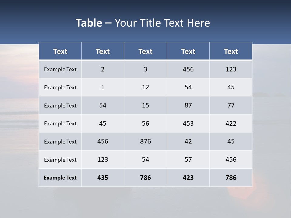 A Person Doing Yoga On The Beach At Sunset PowerPoint Template