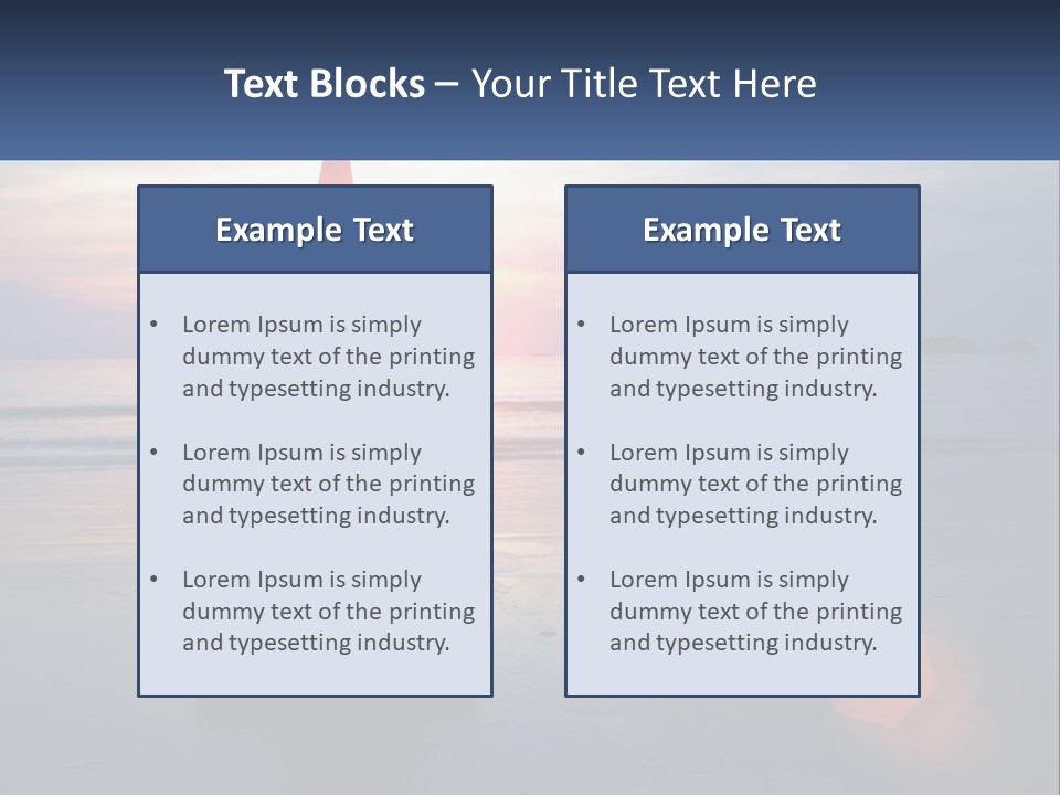 A Person Doing Yoga On The Beach At Sunset PowerPoint Template