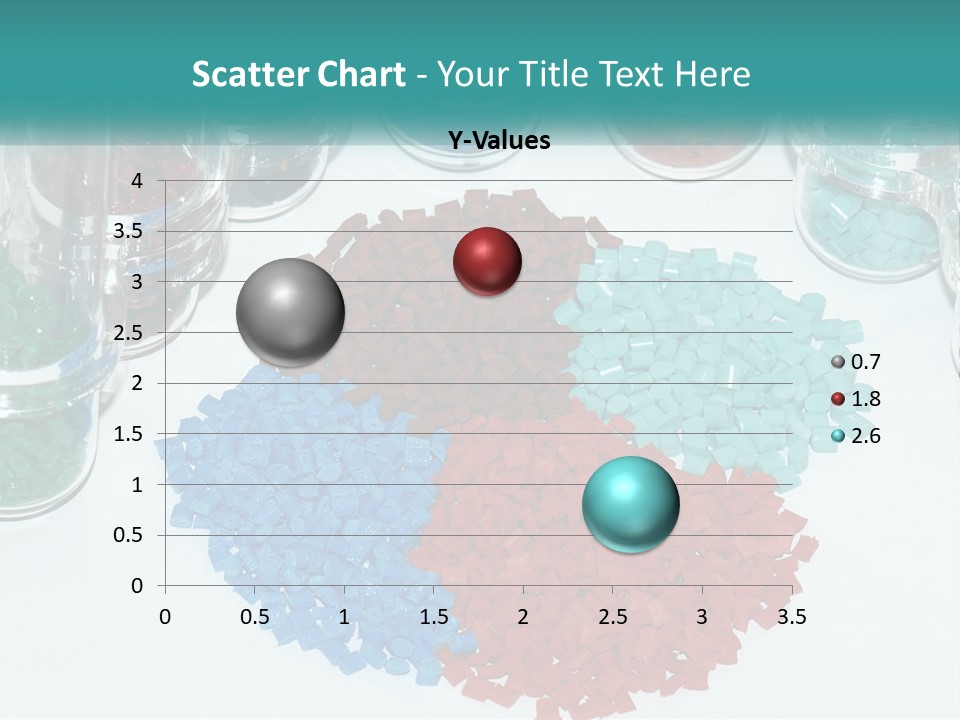 A Bunch Of Different Colored Rocks On A Table PowerPoint Template