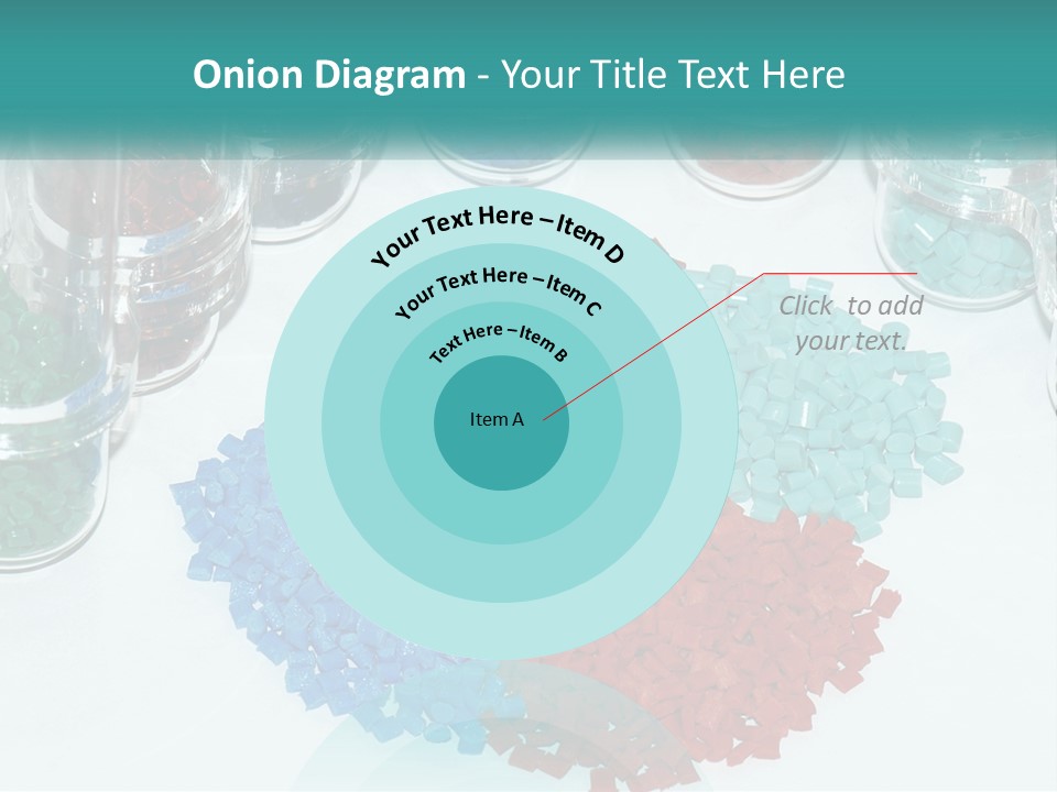 A Bunch Of Different Colored Rocks On A Table PowerPoint Template