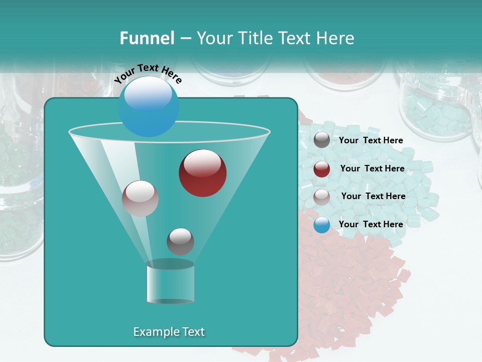 A Bunch Of Different Colored Rocks On A Table PowerPoint Template