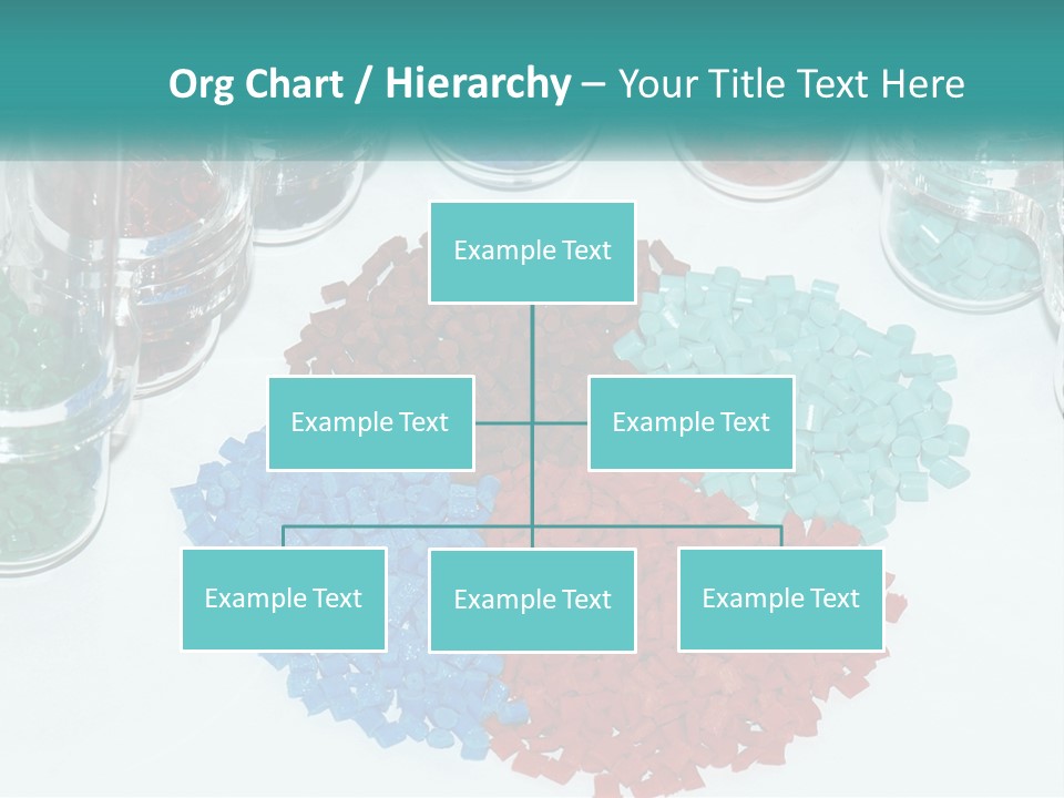 A Bunch Of Different Colored Rocks On A Table PowerPoint Template