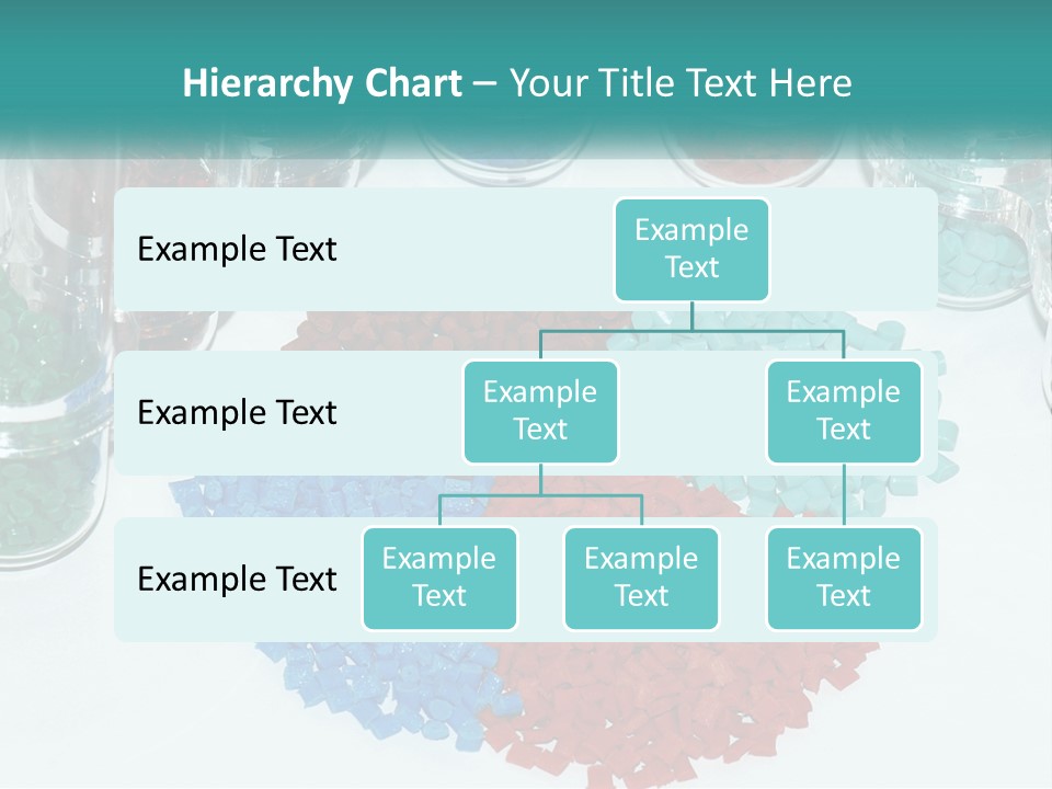 A Bunch Of Different Colored Rocks On A Table PowerPoint Template