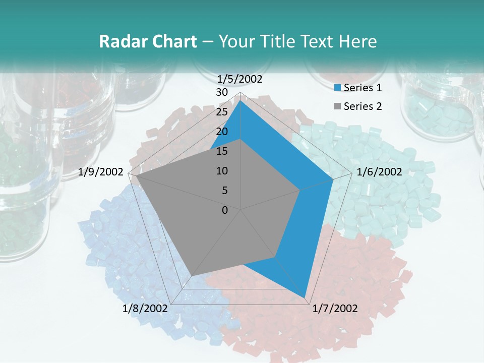 A Bunch Of Different Colored Rocks On A Table PowerPoint Template
