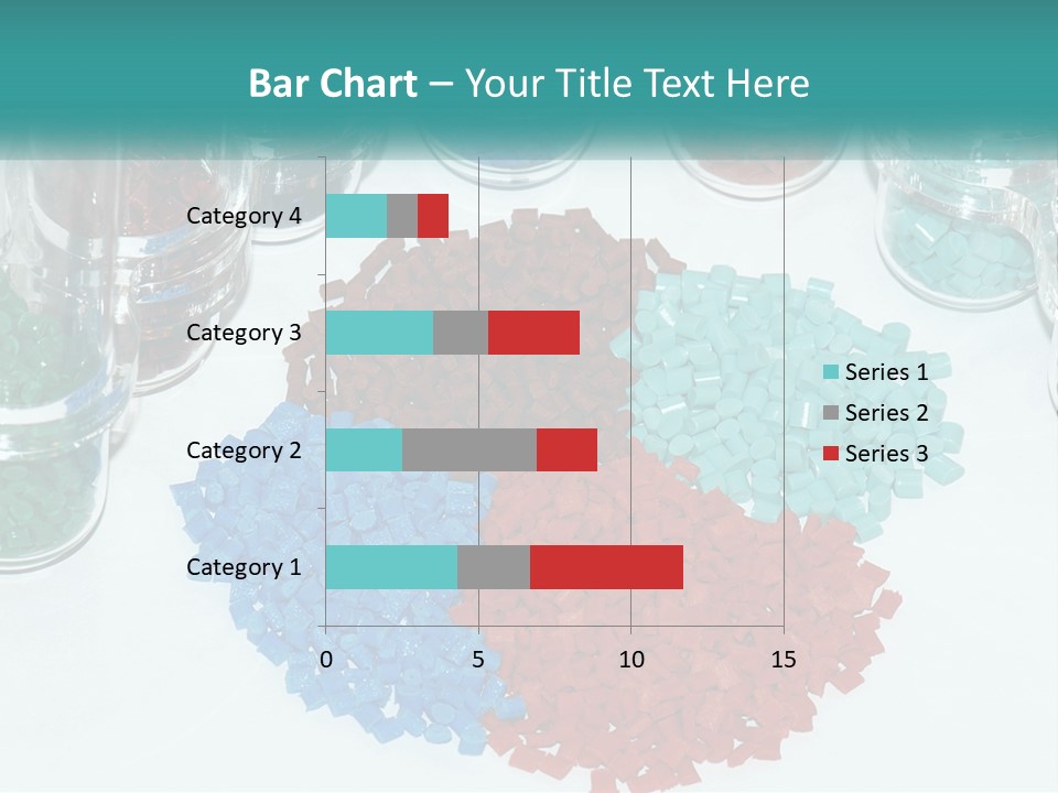 A Bunch Of Different Colored Rocks On A Table PowerPoint Template