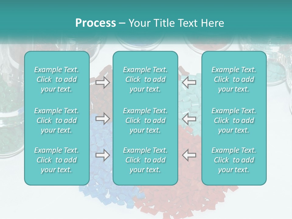 A Bunch Of Different Colored Rocks On A Table PowerPoint Template