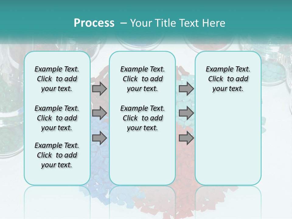 A Bunch Of Different Colored Rocks On A Table PowerPoint Template