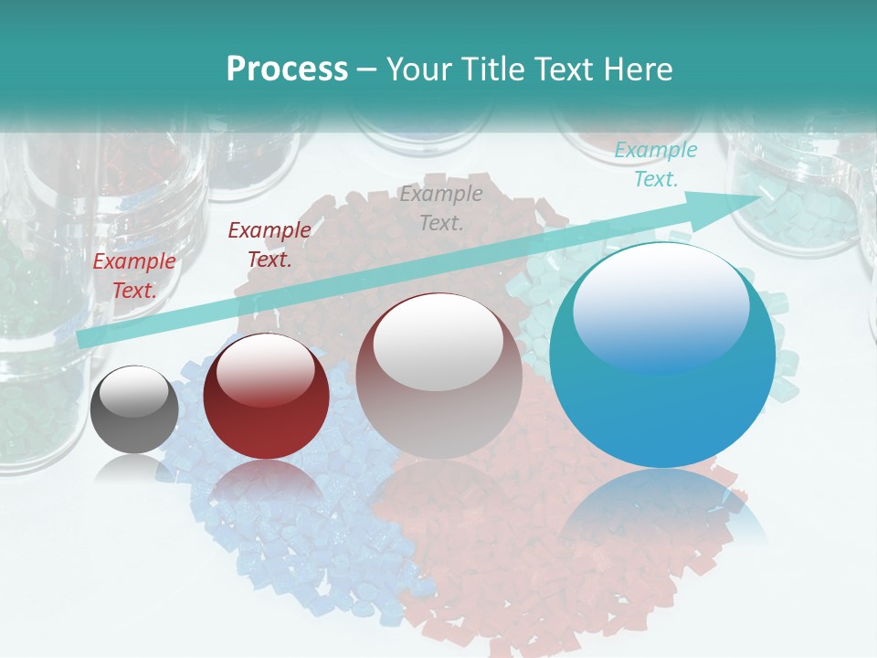 A Bunch Of Different Colored Rocks On A Table PowerPoint Template