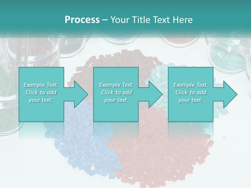 A Bunch Of Different Colored Rocks On A Table PowerPoint Template