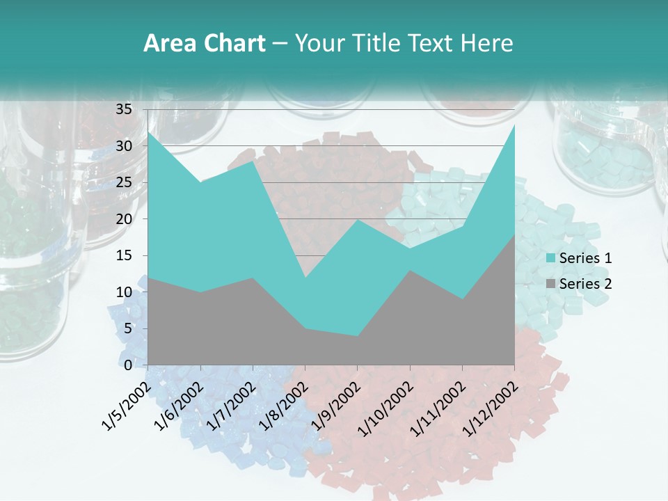 A Bunch Of Different Colored Rocks On A Table PowerPoint Template