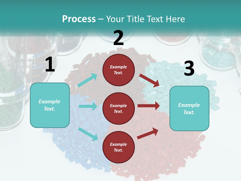 A Bunch Of Different Colored Rocks On A Table PowerPoint Template