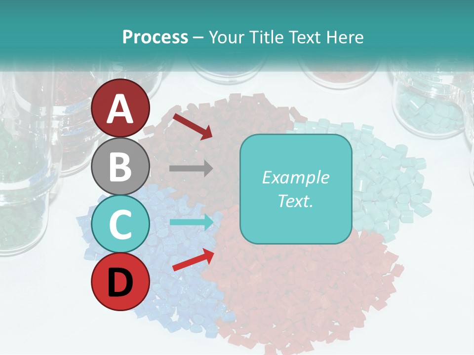 A Bunch Of Different Colored Rocks On A Table PowerPoint Template