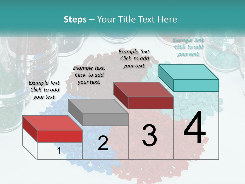 A Bunch Of Different Colored Rocks On A Table PowerPoint Template