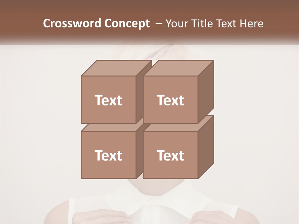 A Woman With White Hair And Sunglasses On Her Face PowerPoint Template