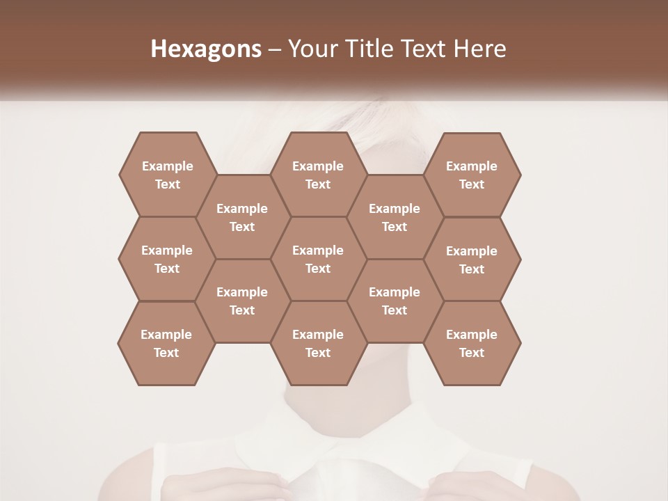 A Woman With White Hair And Sunglasses On Her Face PowerPoint Template