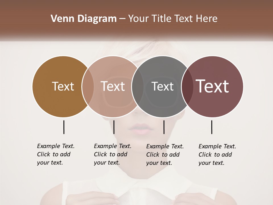 A Woman With White Hair And Sunglasses On Her Face PowerPoint Template