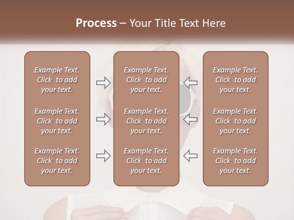 A Woman With White Hair And Sunglasses On Her Face PowerPoint Template