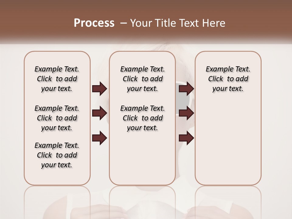 A Woman With White Hair And Sunglasses On Her Face PowerPoint Template