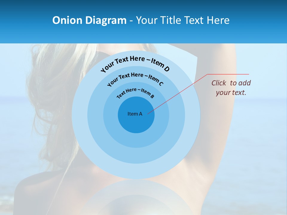 A Woman In Sunglasses Holding Up A Sign PowerPoint Template