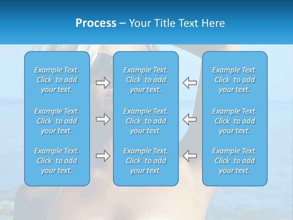 A Woman In Sunglasses Holding Up A Sign PowerPoint Template