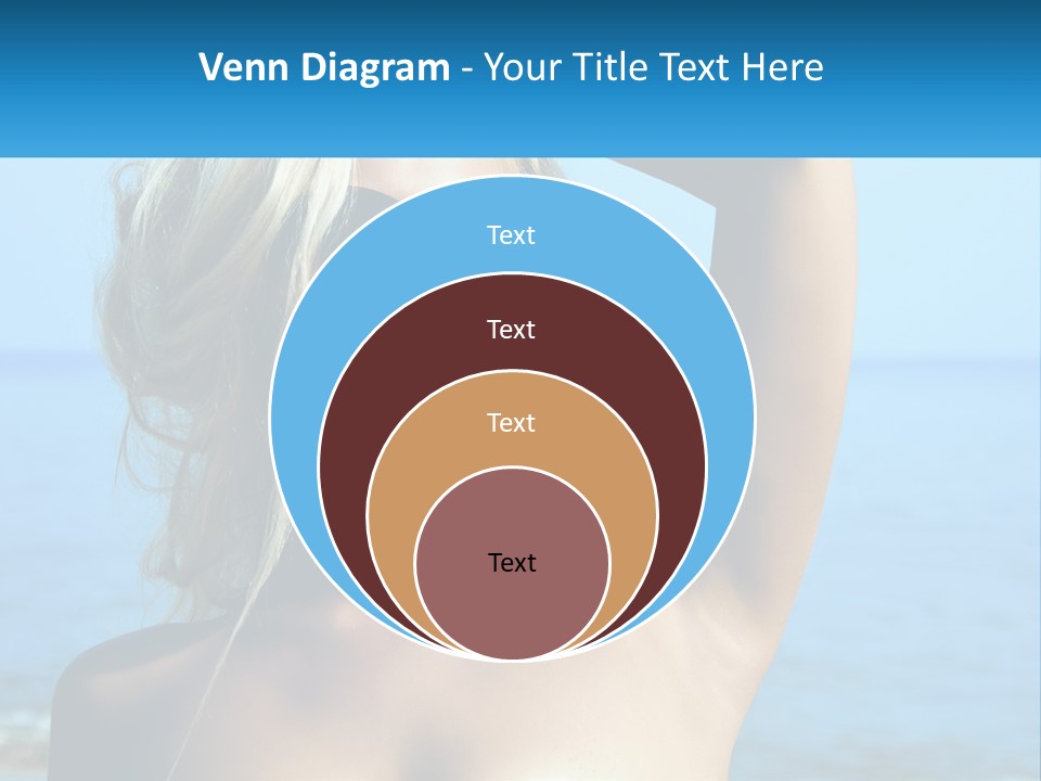 A Woman In Sunglasses Holding Up A Sign PowerPoint Template