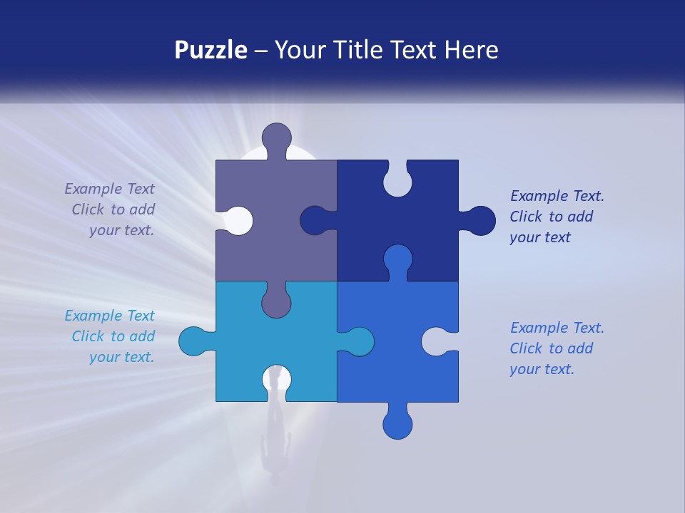A Man Standing In Front Of A Keyhole Powerpoint Presentation PowerPoint Template