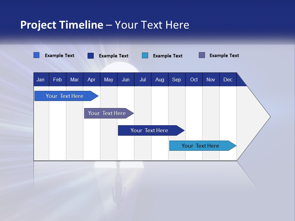 A Man Standing In Front Of A Keyhole Powerpoint Presentation PowerPoint Template