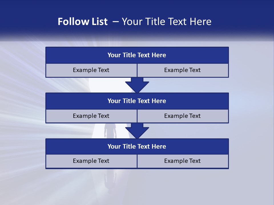 A Man Standing In Front Of A Keyhole Powerpoint Presentation PowerPoint Template