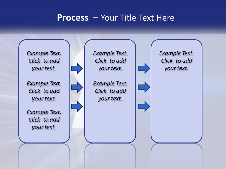 A Man Standing In Front Of A Keyhole Powerpoint Presentation PowerPoint Template