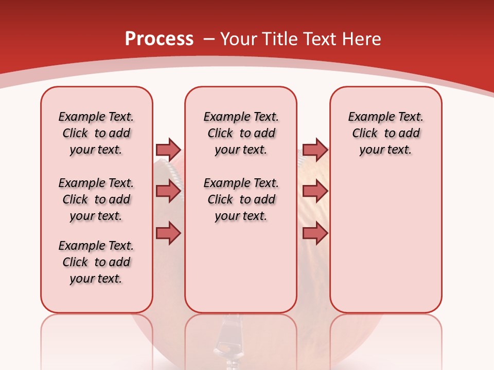 A Red Apple With A Zipper On It PowerPoint Template