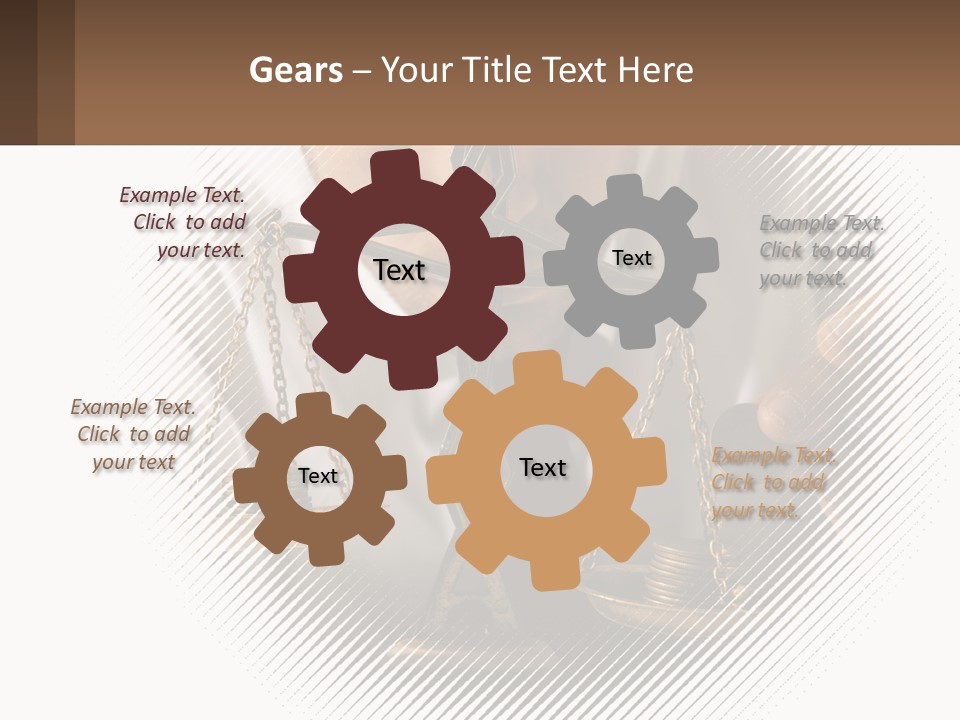 A Man Holding A Scale Of Justice In Front Of His Face PowerPoint Template