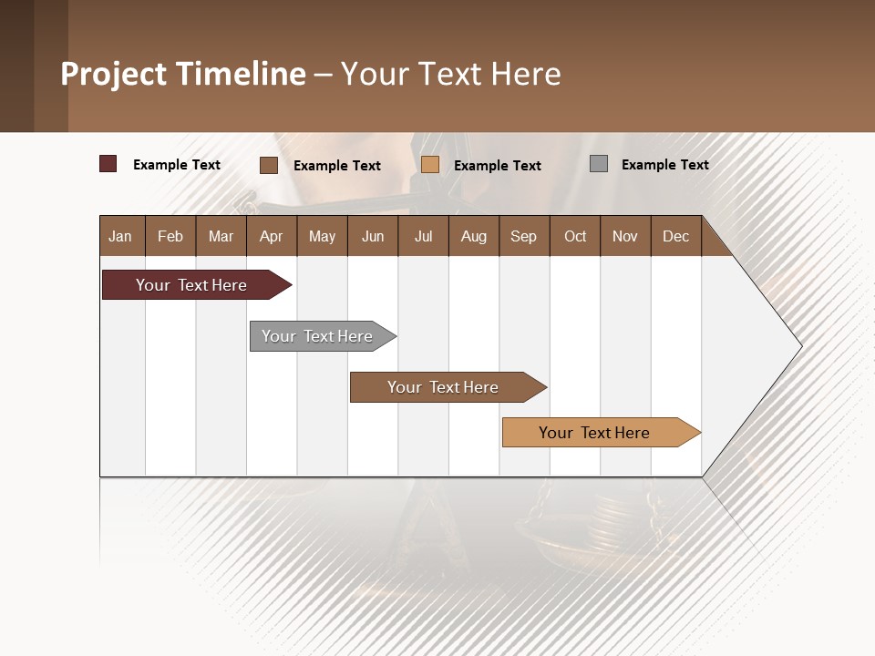 A Man Holding A Scale Of Justice In Front Of His Face PowerPoint Template