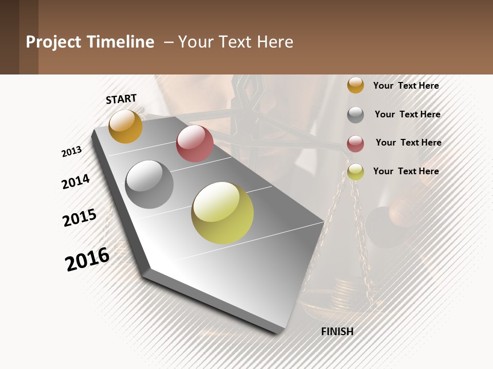 A Man Holding A Scale Of Justice In Front Of His Face PowerPoint Template
