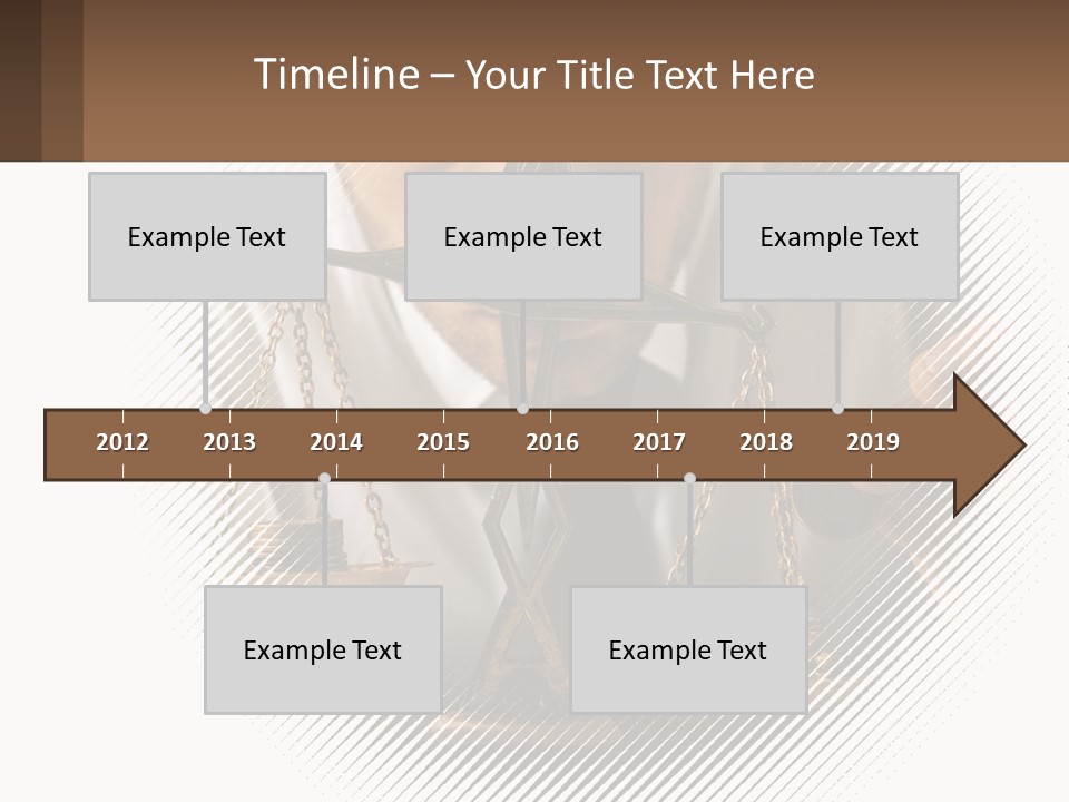 A Man Holding A Scale Of Justice In Front Of His Face PowerPoint Template