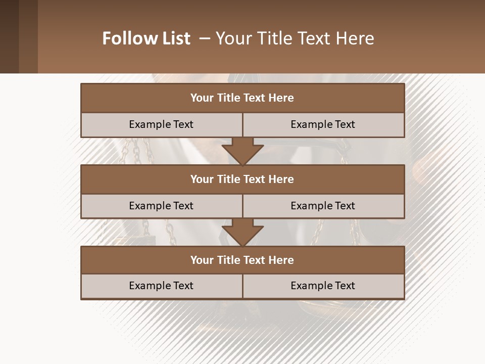 A Man Holding A Scale Of Justice In Front Of His Face PowerPoint Template