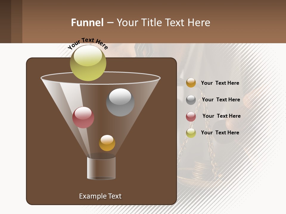 A Man Holding A Scale Of Justice In Front Of His Face PowerPoint Template