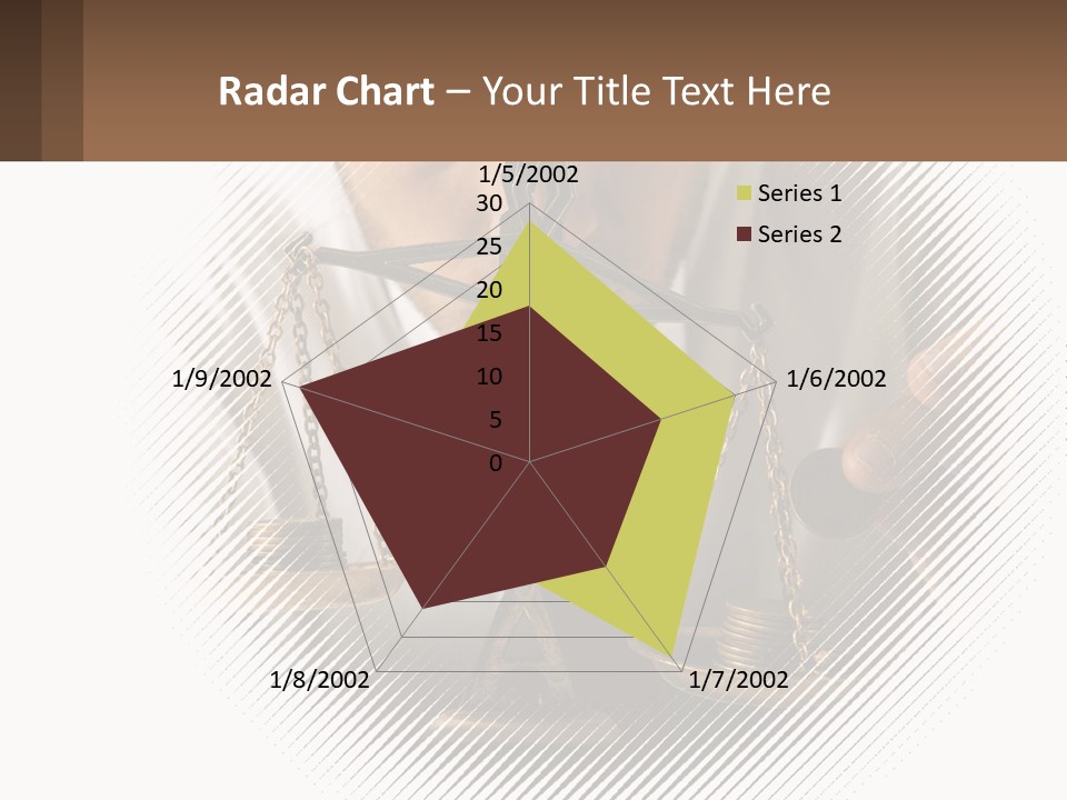 A Man Holding A Scale Of Justice In Front Of His Face PowerPoint Template