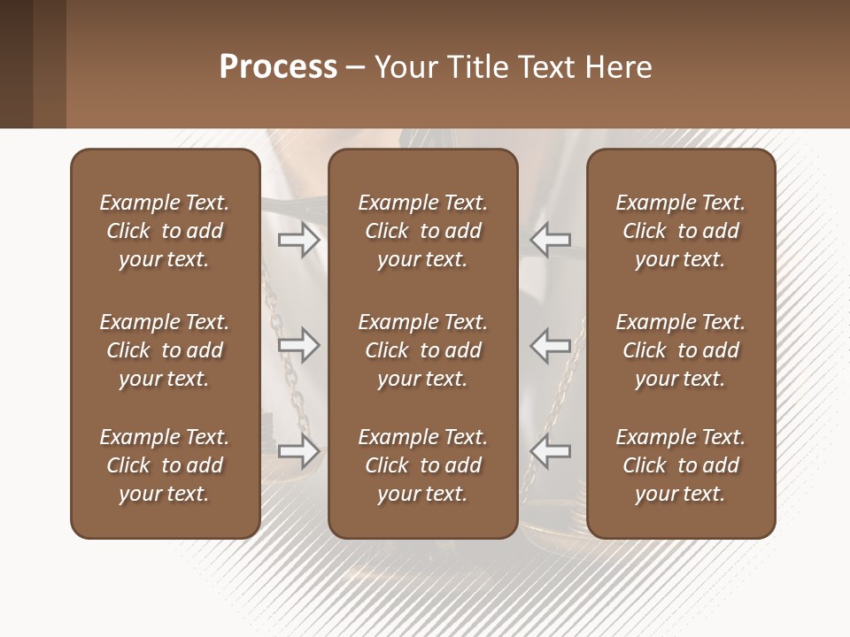 A Man Holding A Scale Of Justice In Front Of His Face PowerPoint Template
