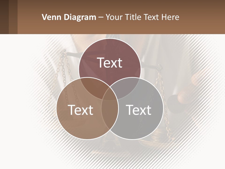 A Man Holding A Scale Of Justice In Front Of His Face PowerPoint Template