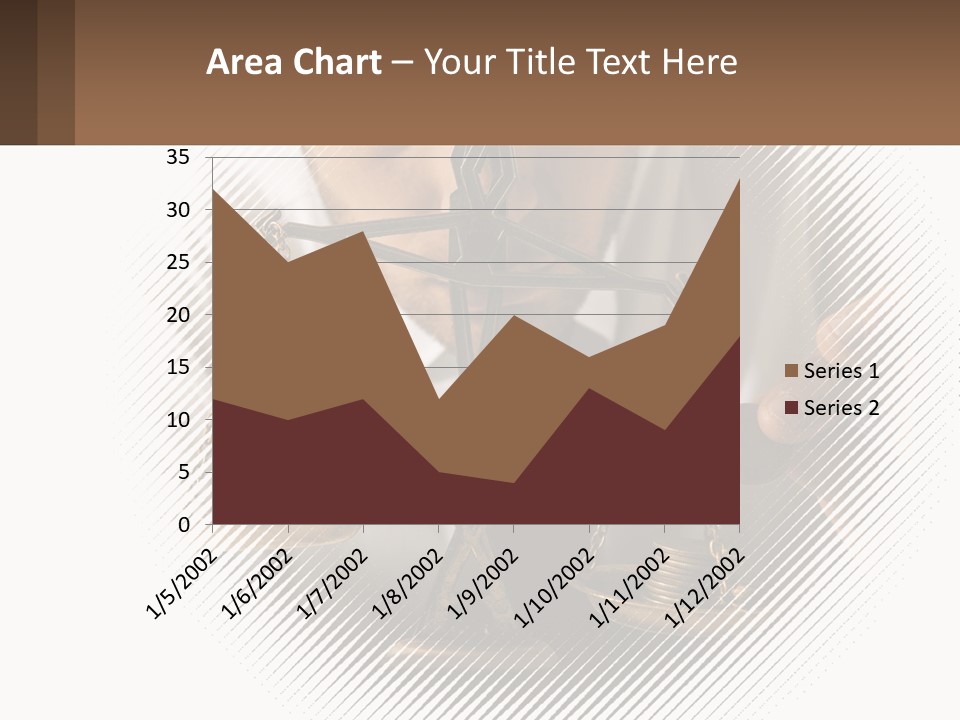A Man Holding A Scale Of Justice In Front Of His Face PowerPoint Template
