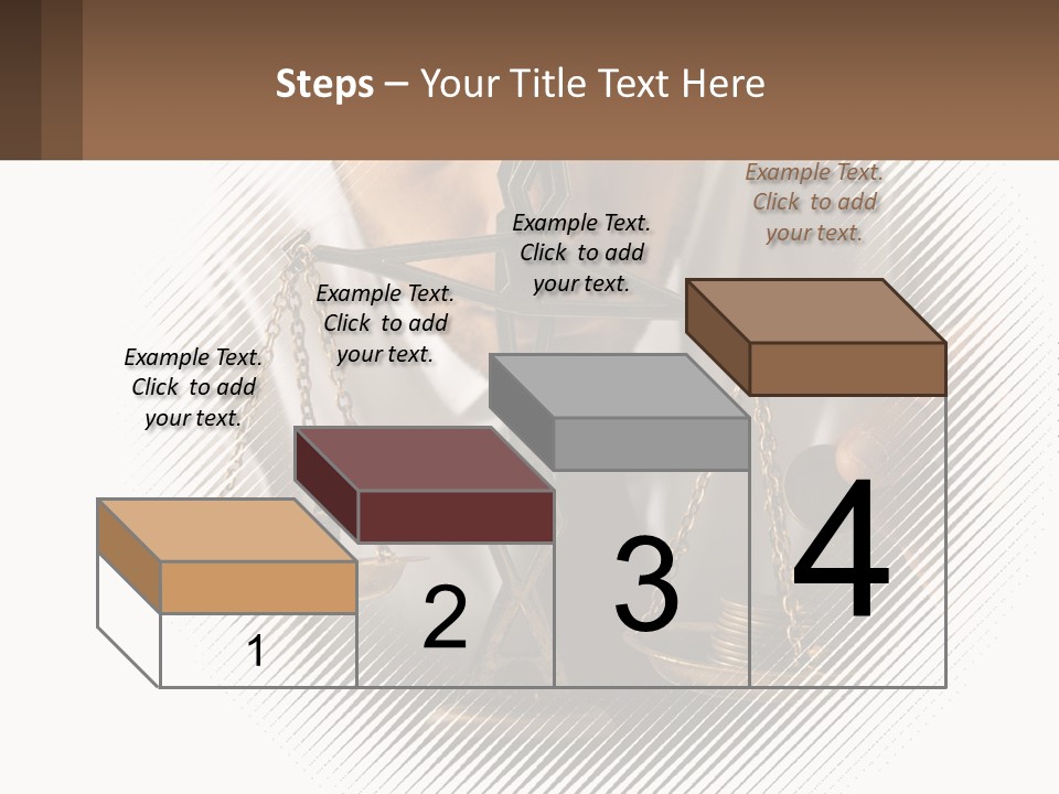 A Man Holding A Scale Of Justice In Front Of His Face PowerPoint Template
