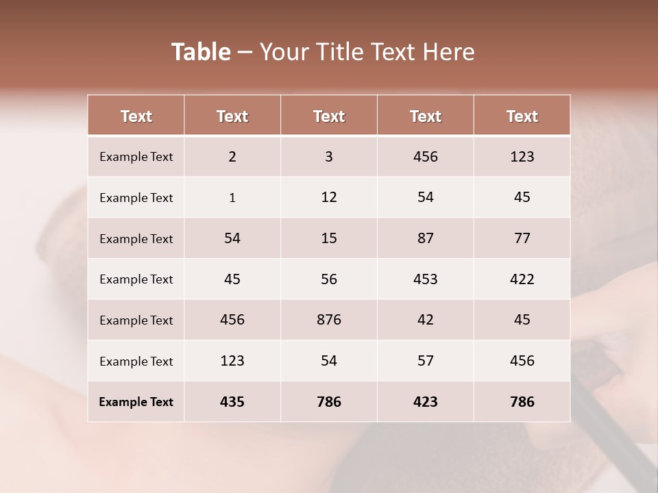 A Woman Getting A Facial Mask On Her Face PowerPoint Template