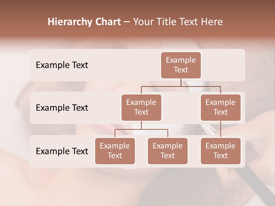 A Woman Getting A Facial Mask On Her Face PowerPoint Template