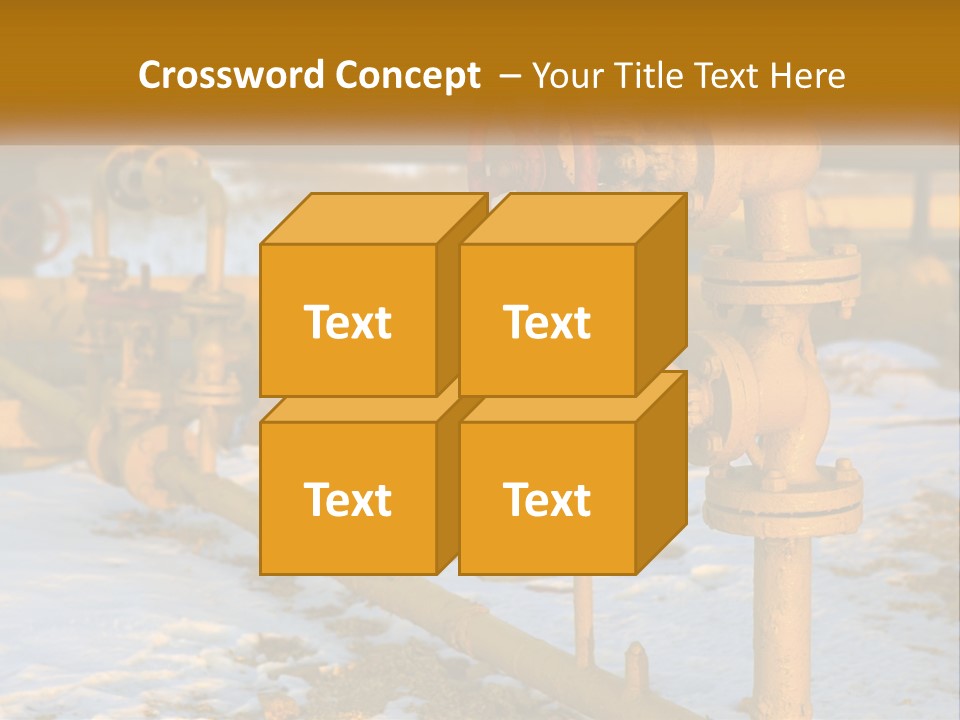 A Yellow Fire Hydrant With A Red Valve PowerPoint Template