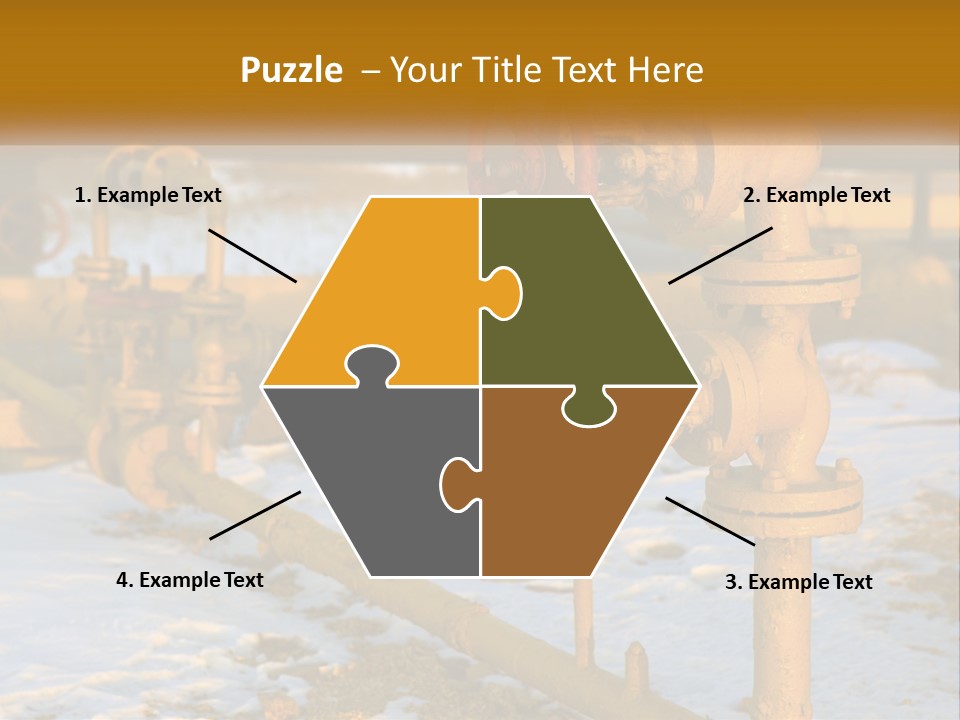 A Yellow Fire Hydrant With A Red Valve PowerPoint Template