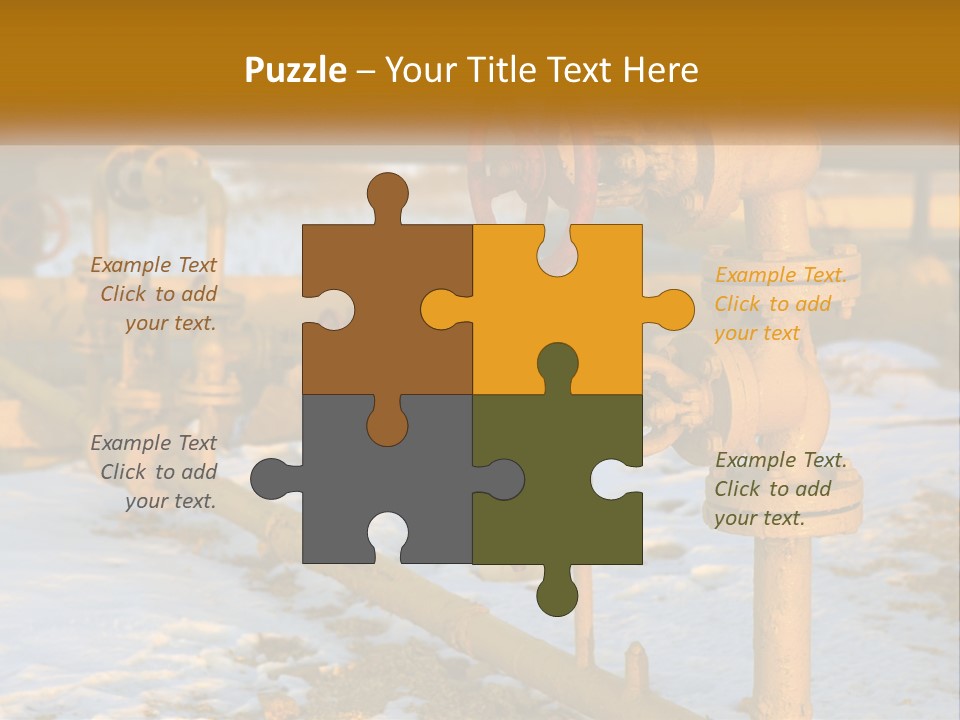 A Yellow Fire Hydrant With A Red Valve PowerPoint Template