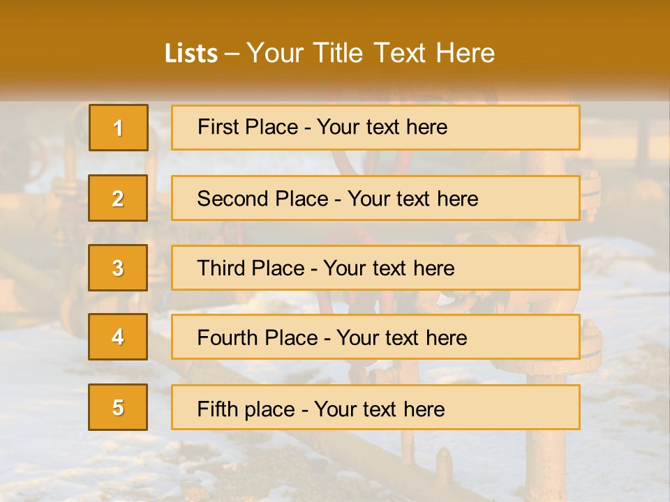 A Yellow Fire Hydrant With A Red Valve PowerPoint Template