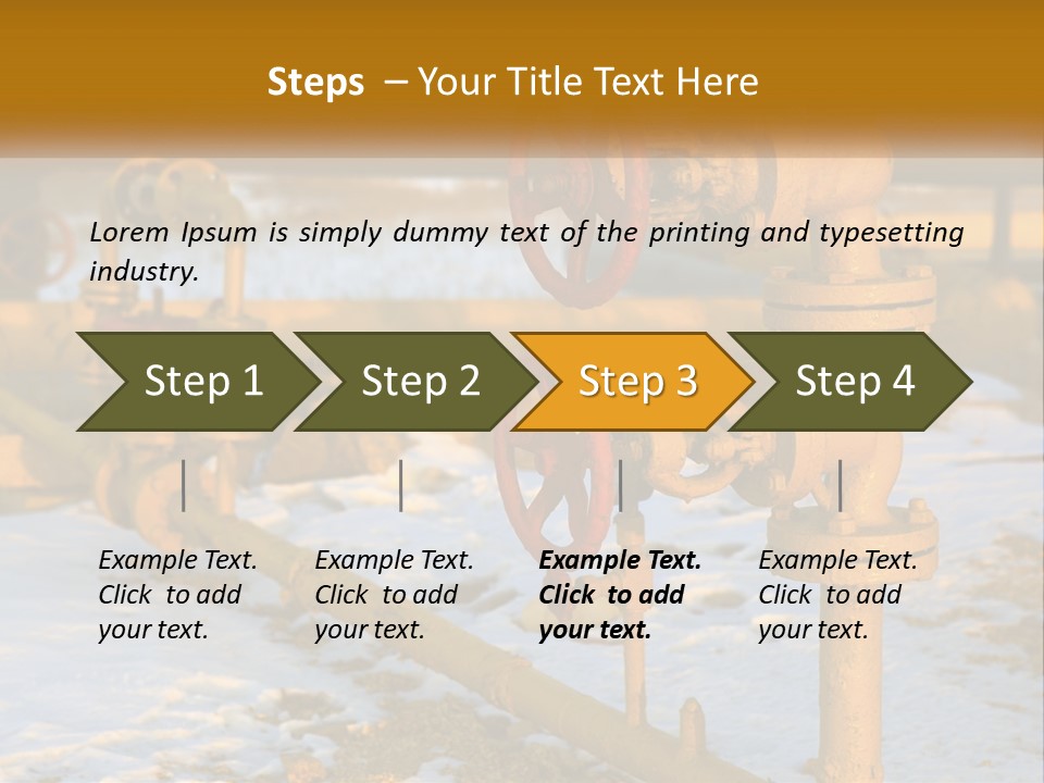 A Yellow Fire Hydrant With A Red Valve PowerPoint Template