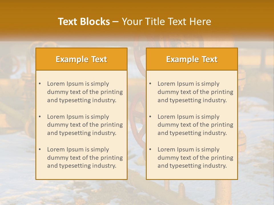 A Yellow Fire Hydrant With A Red Valve PowerPoint Template